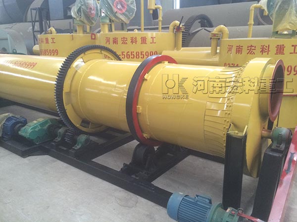  山東的客戶，您采購(gòu)的0.8x6m雞糞烘干機(jī)已發(fā)出